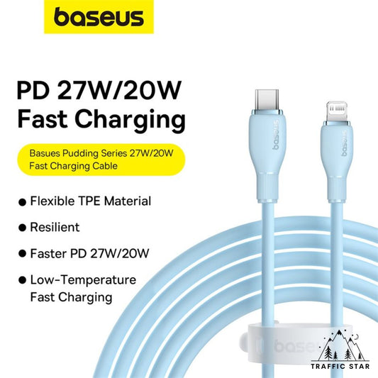 Baseus Fast Charging Cable 20W Type C to Lightning 1.2m/2m 480Mbps Data Cable ios